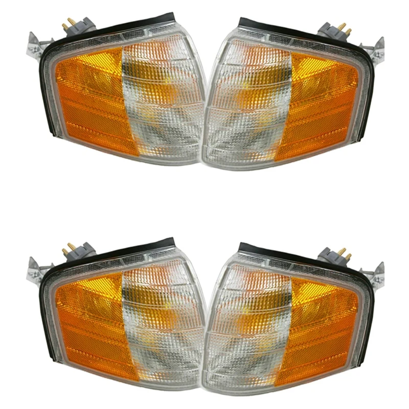 2 Pair Car Front Corner Light Turn Signal Lamp For Mercedes Benz C Class W202 C230 C280 1994-2000 2028261143 2028261243