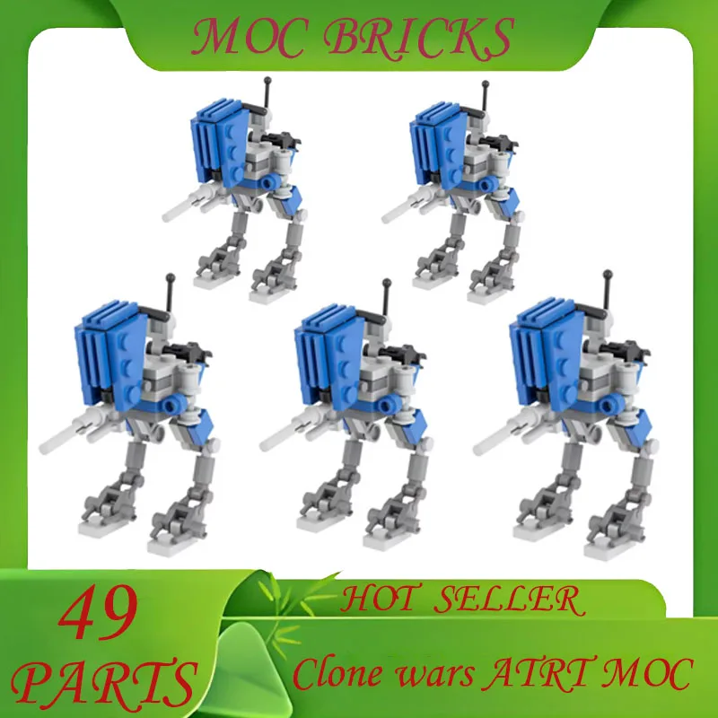 

Stock MOC 3/ 5/10 PCS Building Blocks Movie Scene War Robot Mecha Clone Compatible Brand Bricks Educational DIY Assembly Toys