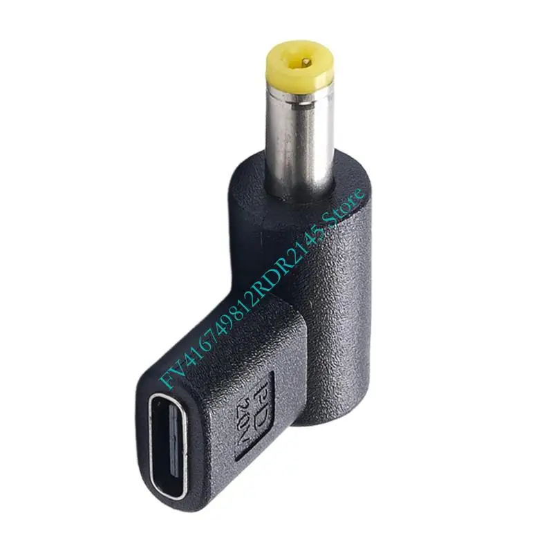 B2EF Power Adapters Type C Female To 4.8x1.7mm Male 12V 20V For Router LED Tools