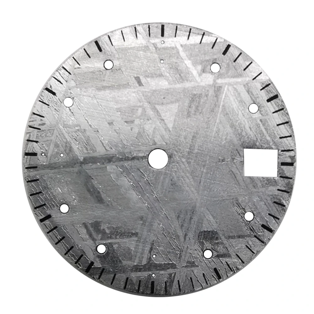 

High Quality C1 C3 BGW9 Luminous Nh35 28.5mm Meteorite Watch Dial Custom logo Meteorite Dial