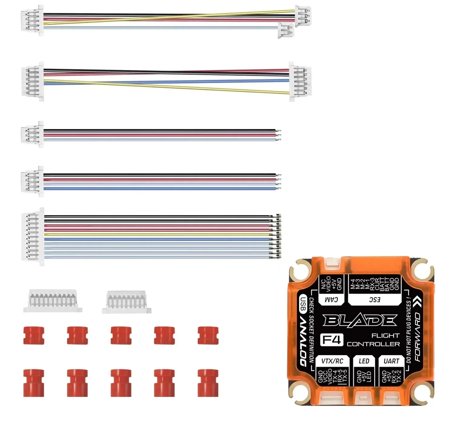 Controlador de vôo RUSHFPV RUSH BLADE F405 Stack F405 com 50A Sport F4 ESC 128K para RC FPV Freestyle Drone