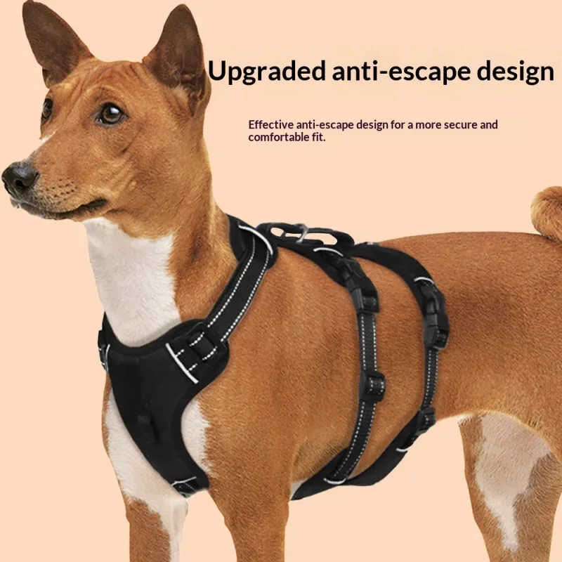 

Escape-Proof Dog Harness - Heavy-Duty Oxford Fabric No-Pull Vest with Padded Straps, for Medium/Large Dogs (CE Certified)​