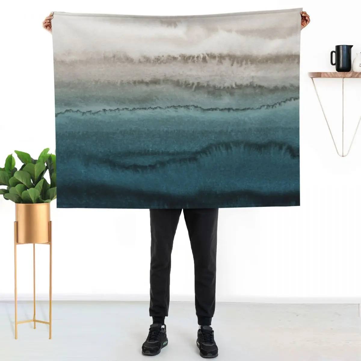 WITHIN THE TIDES - CRASHING WAVES Throw Blanket Bed bed plaid Summer Decorative Sofas Bed covers Cute Plaid Blankets