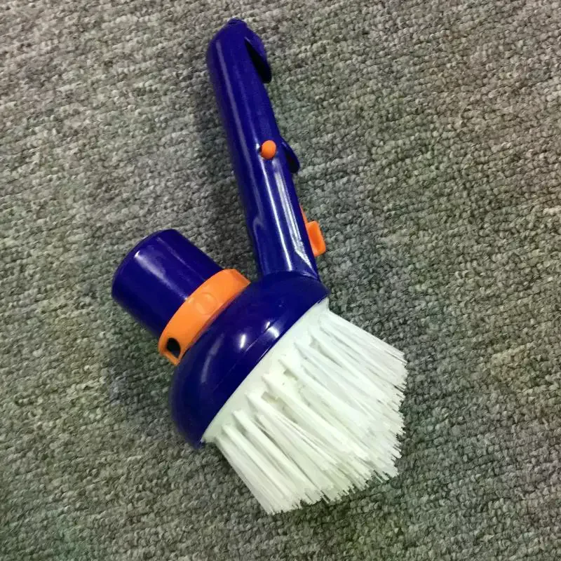 1 PCS Swimming Pool Vacuum Suction Head Brush With Nylon Bristles For Floor & Ground Cleaning