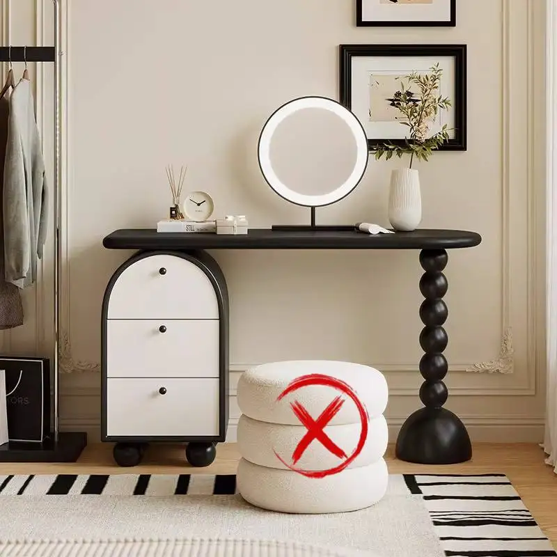 

Jewelry Organizer Vanity Table Lights Nordic Outlet Cabinet Drawers Makeup Vanity Bedroom Girl Mirror Penteadeira Furniture