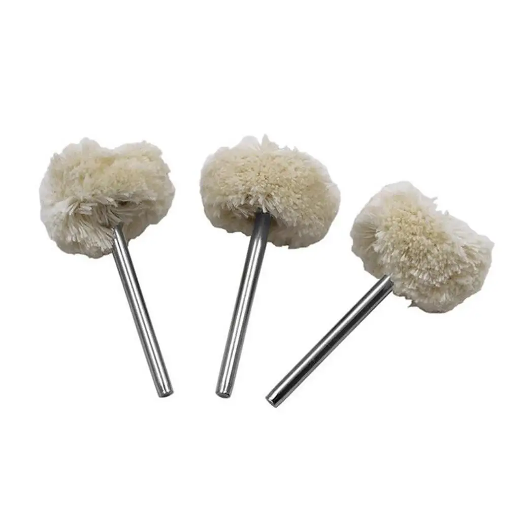 Rotary Polisher Machine Cotton Buffing Brush Head Kit for Precious Metal Mold Mechanical Parts