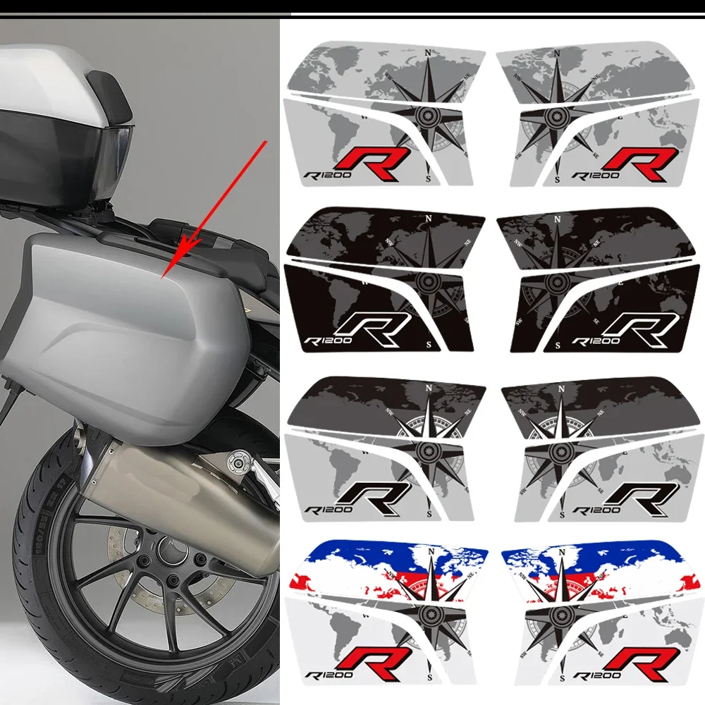 PVC Stickers Decals For BMW R1200R R 1200 R R1200 Boot Toolbox Trunk Luggage Cases Panniers