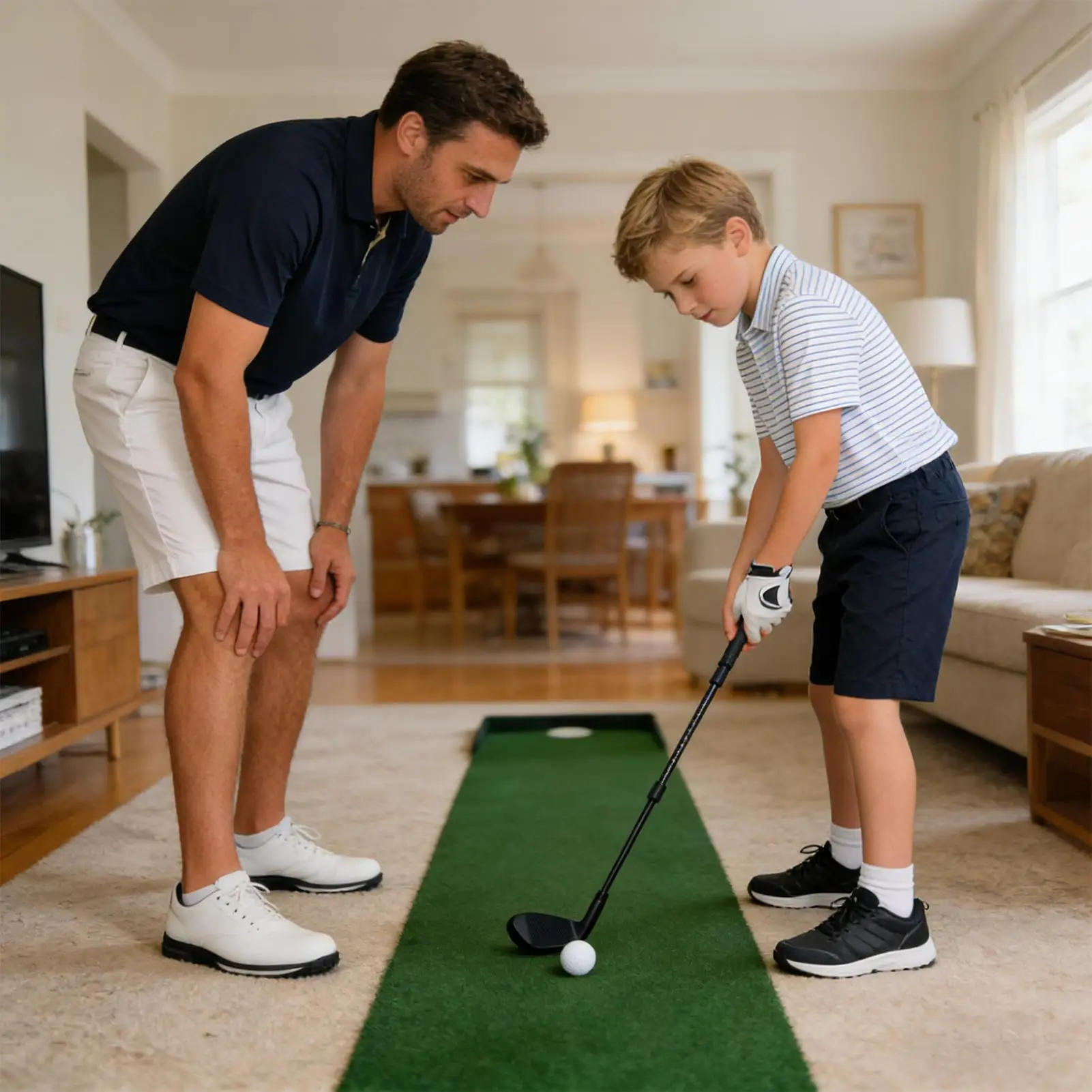 Golf Putters For Men Adjustable Telescopic Sports Accessories Golf Chipping Practice Putter For Men Women Teenagers Indoor
