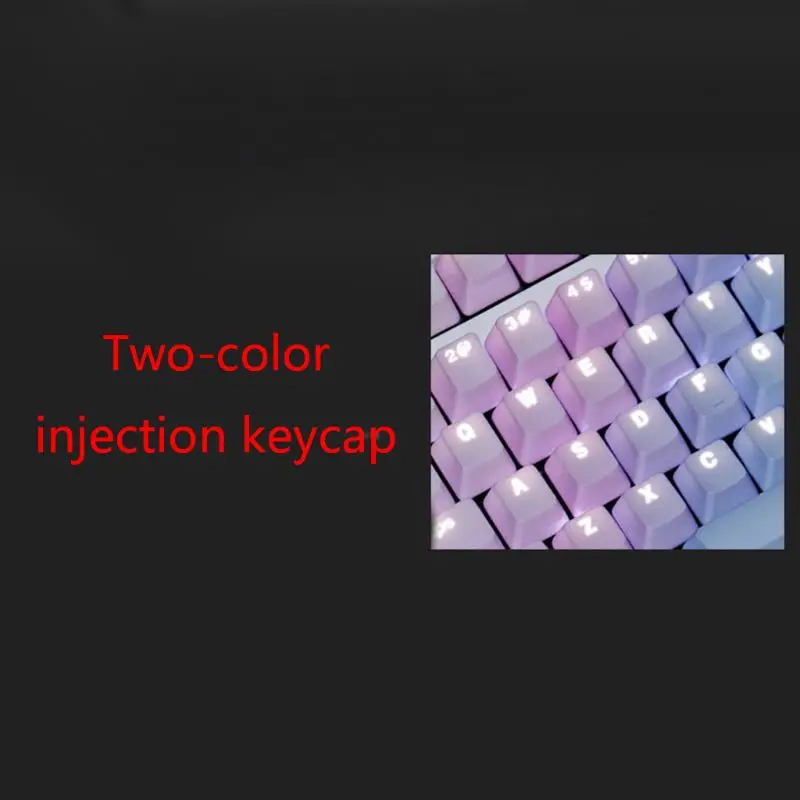 PBT Keycap Blue Enchantress DYE-SUB Keycap for GK87 104 108 Layout Cherry MX Mechanical Keyboard