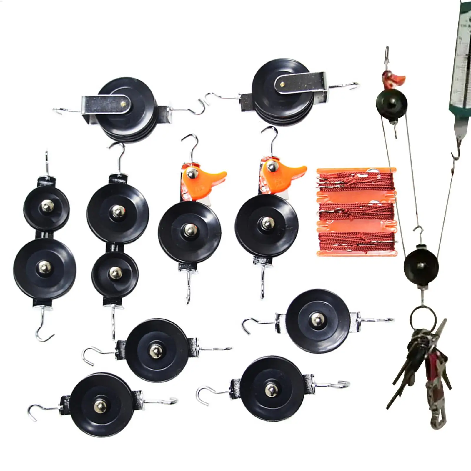 Riemenscheibenblöcke, Metall-Physik-Lehrmittel, Riemenscheibensystem für Laborexperimente zum Selbsterlernen von Gruppenstudien, Konzeptübungen