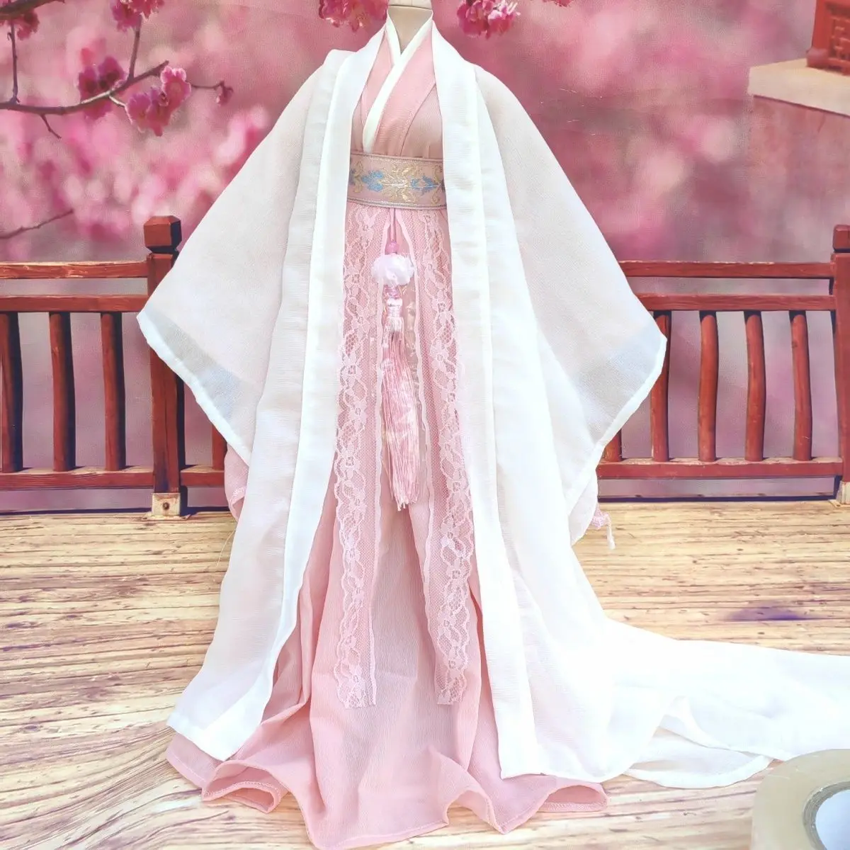 1/3 roupas de boneca terno para 60cm bjd boneca chinês antigo traje vestido conjunto brinquedos vestir-se jogar casa boneca acessórios, sem boneca