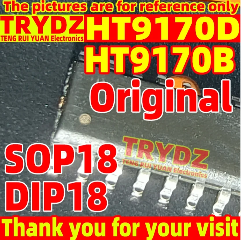 50-5pcs New HT9170D SOP18 / HT9170B DIP18 HT9170
