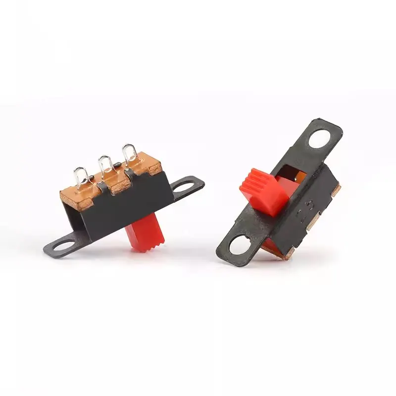 100PCS/ SS12F15-G5 toggle switch single row in-line small micro power supply sliding push 2 gear fluctuation band