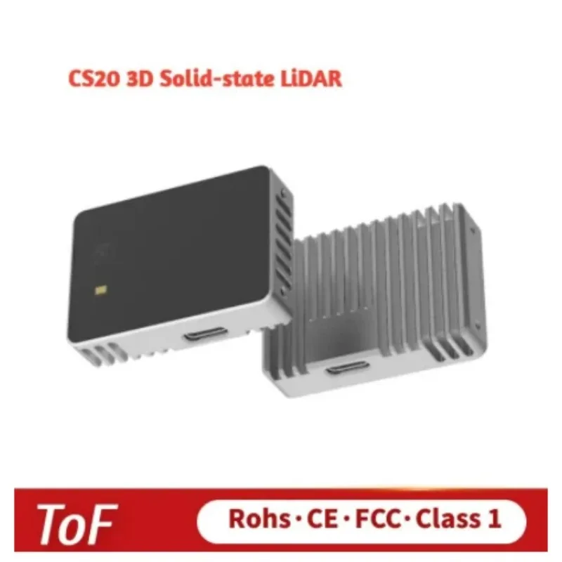 Solid State LiDAR Sensor Robot Navigation Obstacle Avoidance, Security Monitoring, Volume Measurement New CS20 5m 3D TOF