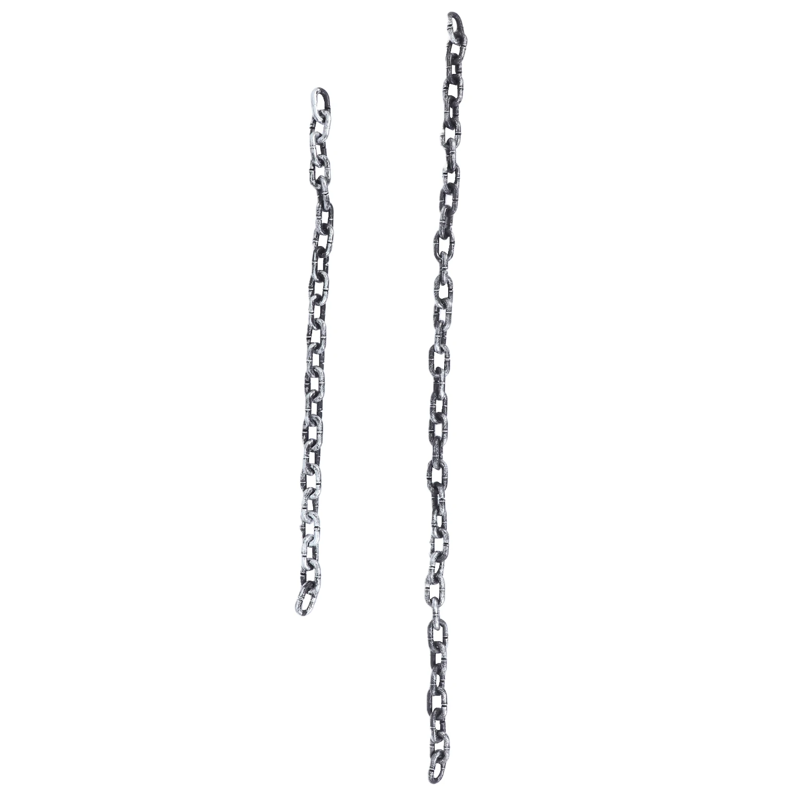 โซ่ตกแต่งฮาโลวีน 2 ชิ้น อุปกรณ์ประกอบชุดแฟนซี โซ่โลหะปลอมสำหรับงานปาร์ตี้ โซ่โฟมธีมโจรสลัด อุปกรณ์เสริมสำหรับถ่ายภาพธีมเรือนจำ