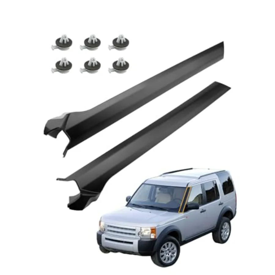 

Комплект молдингов передних стойок (A-стойки) для Land Rover LR3 2005-2009 и Land Rover LR4 2010-2016, левая передняя (сторона водителя) и правая (сторона пассажира) стороны