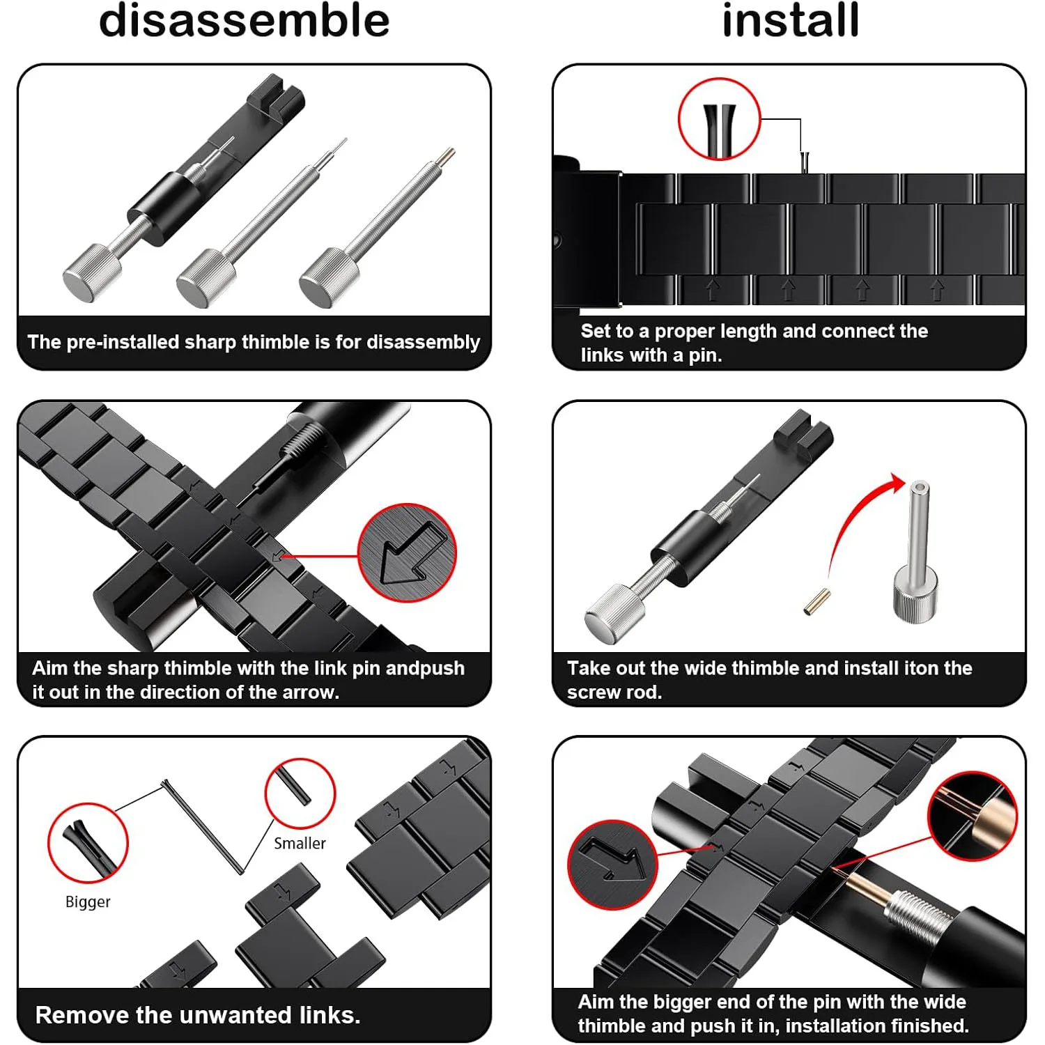 Cienki pasek do zegarka ze stali nierdzewnej kompatybilny z Apple Watch Series 9 8 7 6 5 4 3 SE Ultra 38mm 40mm 41mm/42mm 44mm 45mm 49mm
