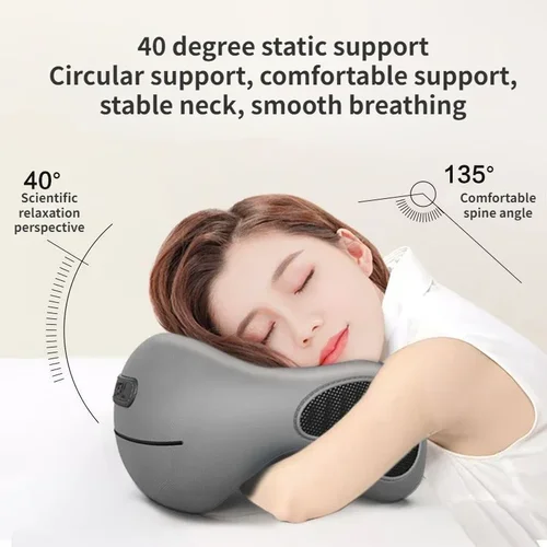 메모리 폼 목 베개, 부드러운 여행 베개, 마사지 목 베개, 비행기 수면 베개, 성인 어린이용