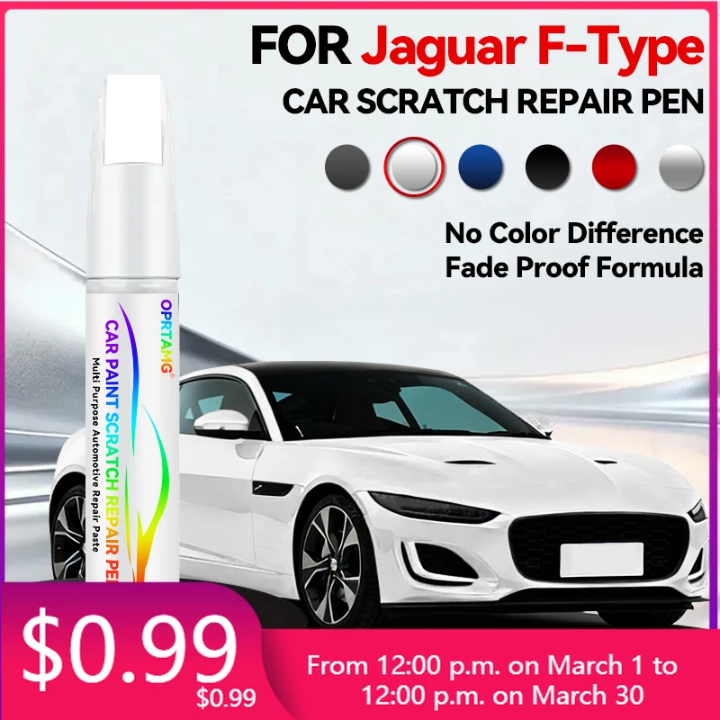 

Car Tools For 2016-2025 JAGUAR Jaguar F-Type Car Paint Repair Pen Paint Scratch Repair Accessories Black PAB Blue JIP Grey LRA W