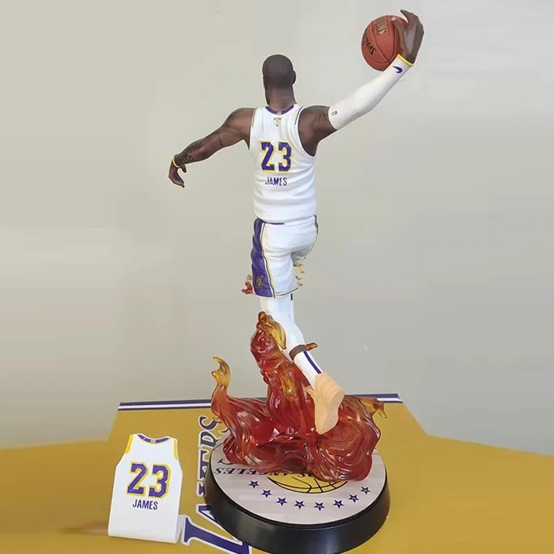 NBA Basketball Star Lebron James Figure Star Soldier Model Pvc Statue Collection Doll Decoration Desktop Toy Kids Birthday Gift