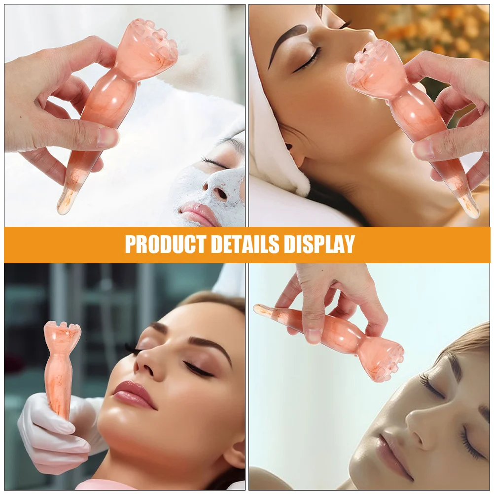 얼굴과 몸을 위한 마사지 스틱 괄사 도구 근육 완화 목 어깨 이완 얼굴 스크래퍼 피로 감소 인체공학적 디자인