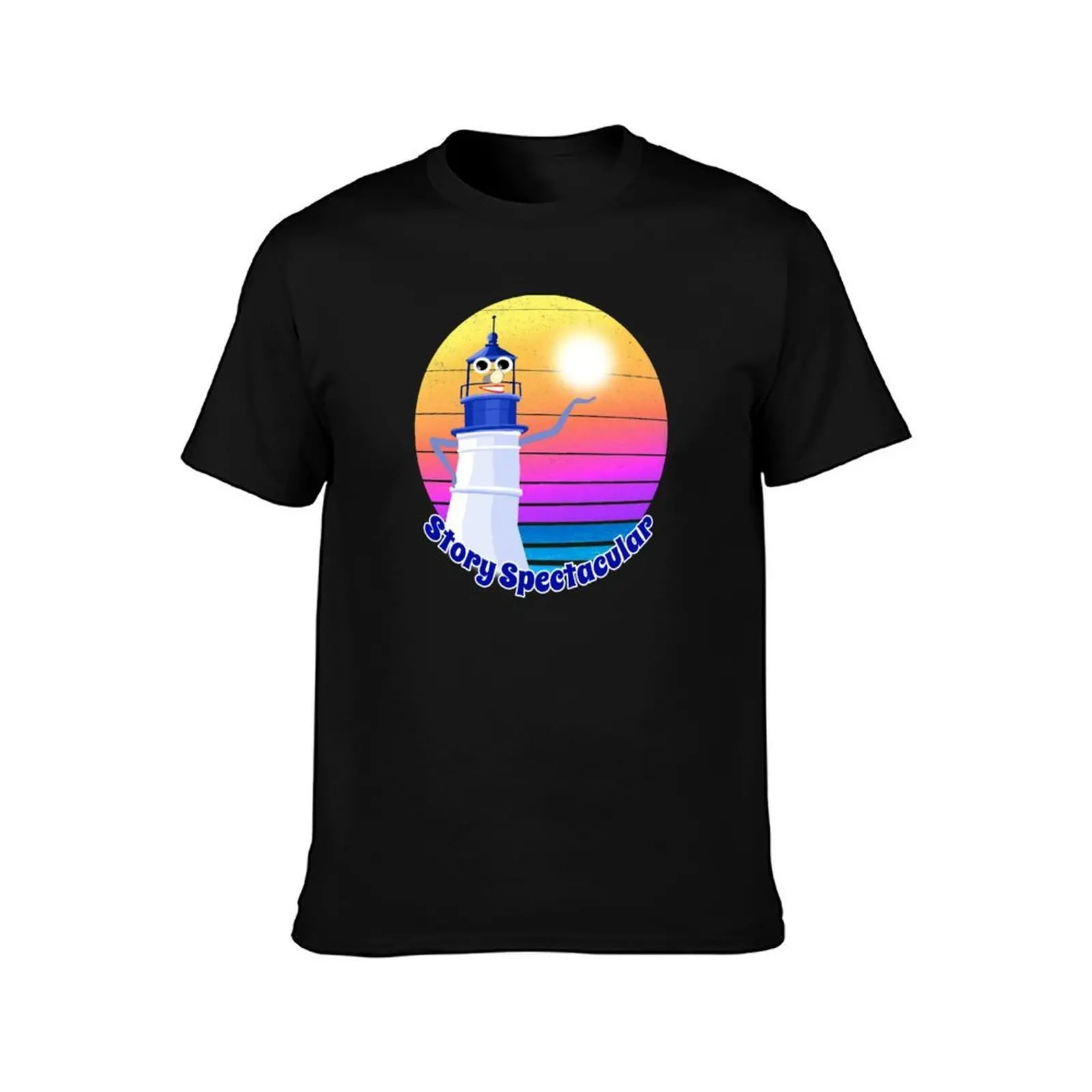 Lawrence the Lighthouse Story Spectacular Kid's Podcast- Portland Maine by Storytacular T-Shirt Modern Style Print T-Shirt