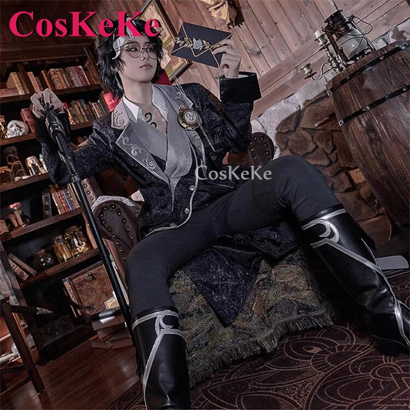 CosKeKe Joseph Desaulniers Cosplay Game Identity V Costume DM Mercy Suits Fashion Uniforms Halloween Party Role Play Clothing