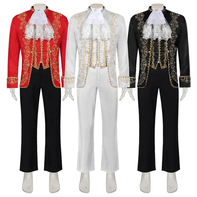 

Средневековое позолоченное платье 2025 года, черно-белый сценический костюм ведущего оперы goi/6