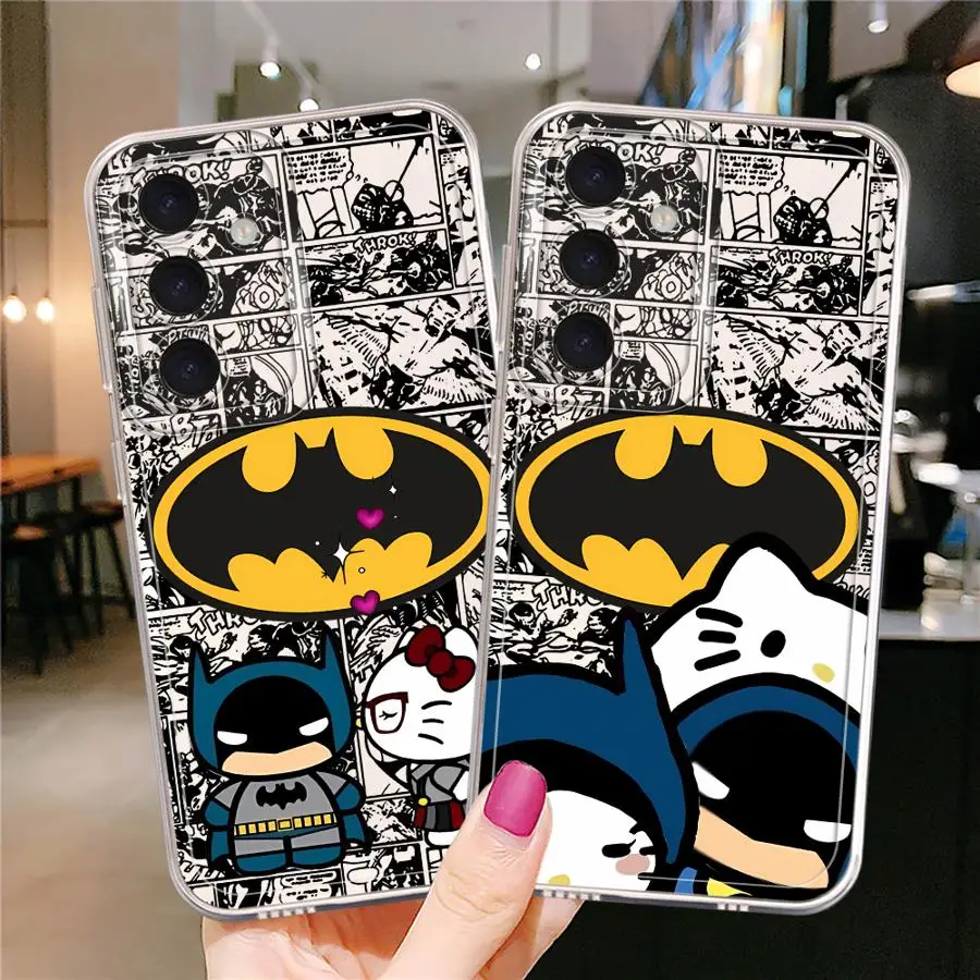 Cartoon B-bat-man Phone case for Samsung Galaxy A02 A03 e Core A04 A05 A06 A10 A20 A21s A30 A31 A50 A51 A71 A72 A73 A16