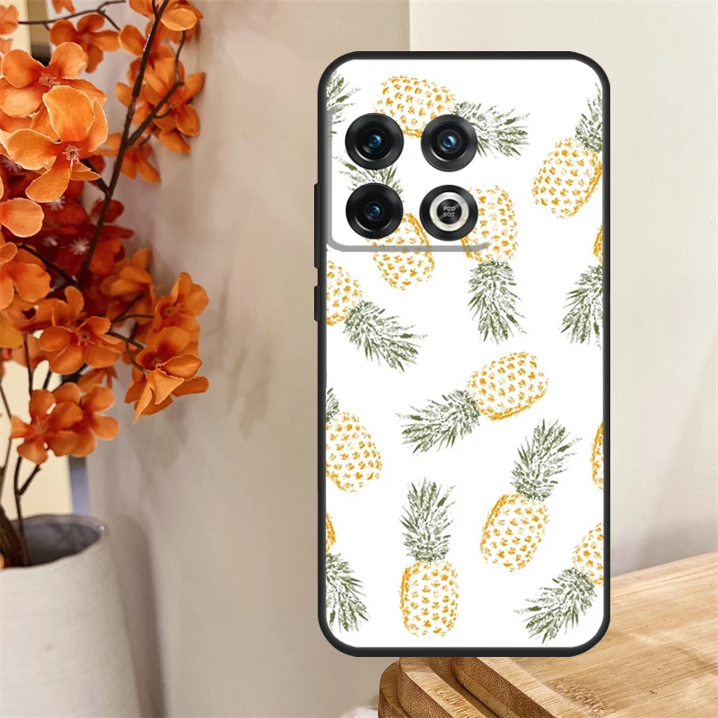 Summer Fruit Pineapple Case For OnePlus 11 8 9 10 Pro 8T 9R 9RT 10T Cover For OnePlus Nord 3 2T CE 2 Lite N10 N20