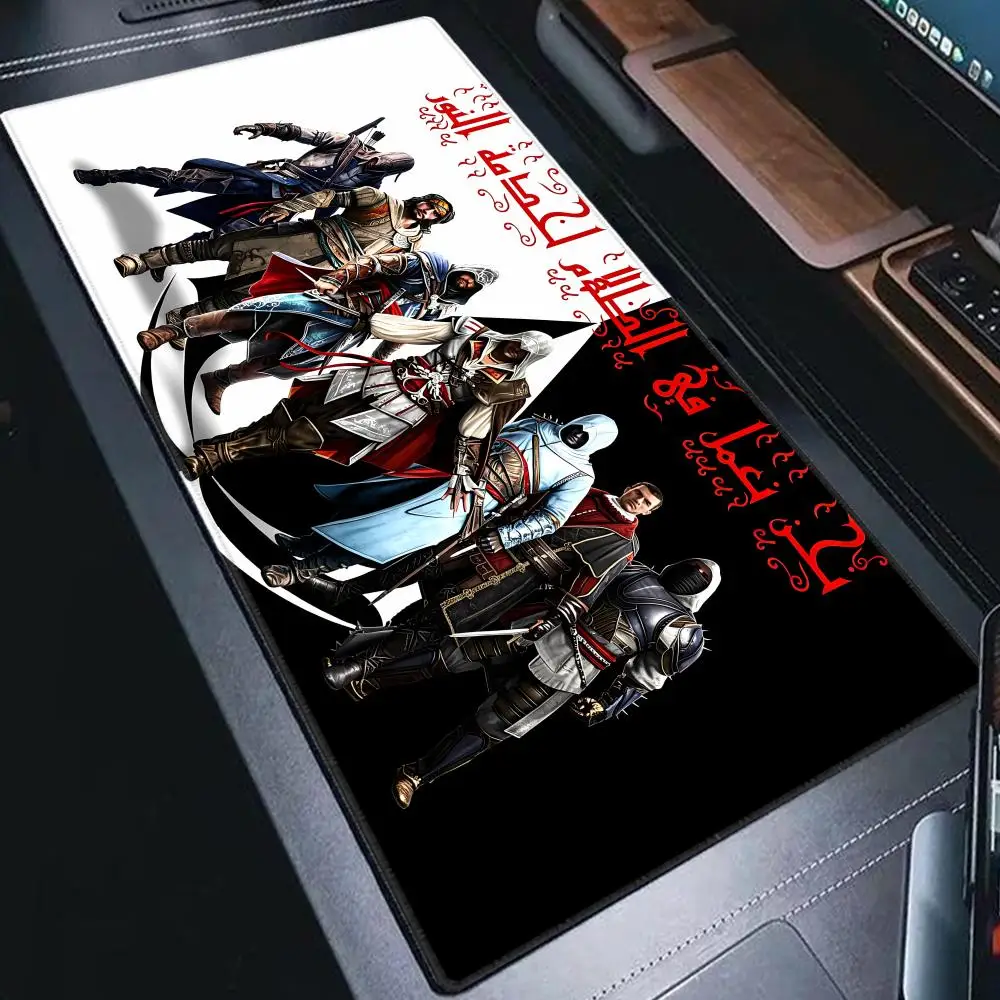 

Large Mouse Pad Assassin S Creed Gaming Mousepad Speed Desk Mat HYBXAXC Laptop Gaming Mats For Office Carpet Desk Accessories