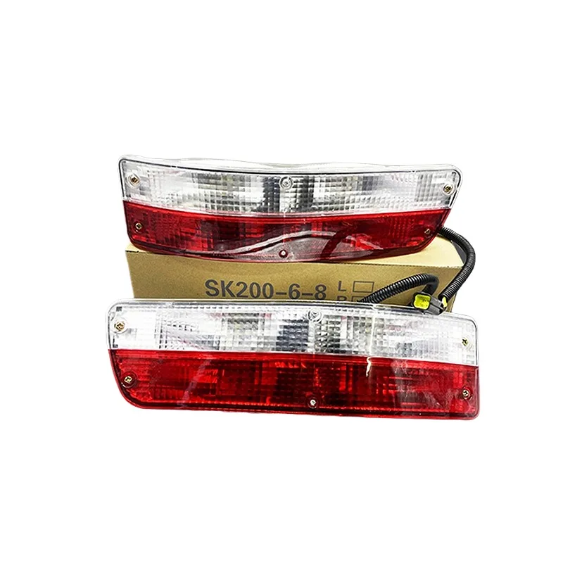 For SK130/140/200/210/250/260/350-8 Super 8 Tail Light Counterweight Rear Light Excavator Accessories