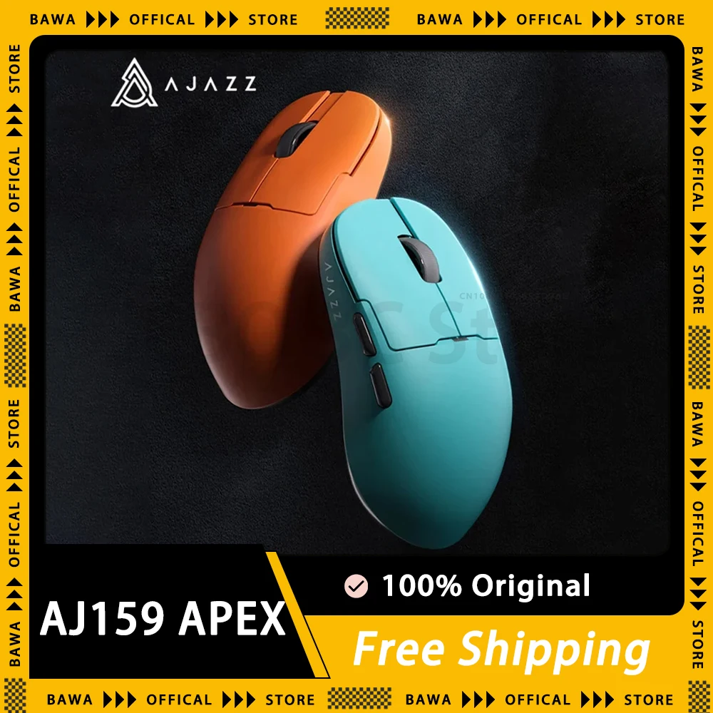 

Мышь AJAZZ AJ159 APEX PAW3950, 8K, беспроводная, легкая, 400 мАч