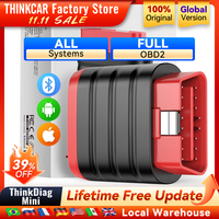 THINKCAR THINKDIAG MINI Auto OBD2 Bluetooth Scanner Full System Diagnostic All Car Lifetime Free Automotive Diagnosis Scan Tool