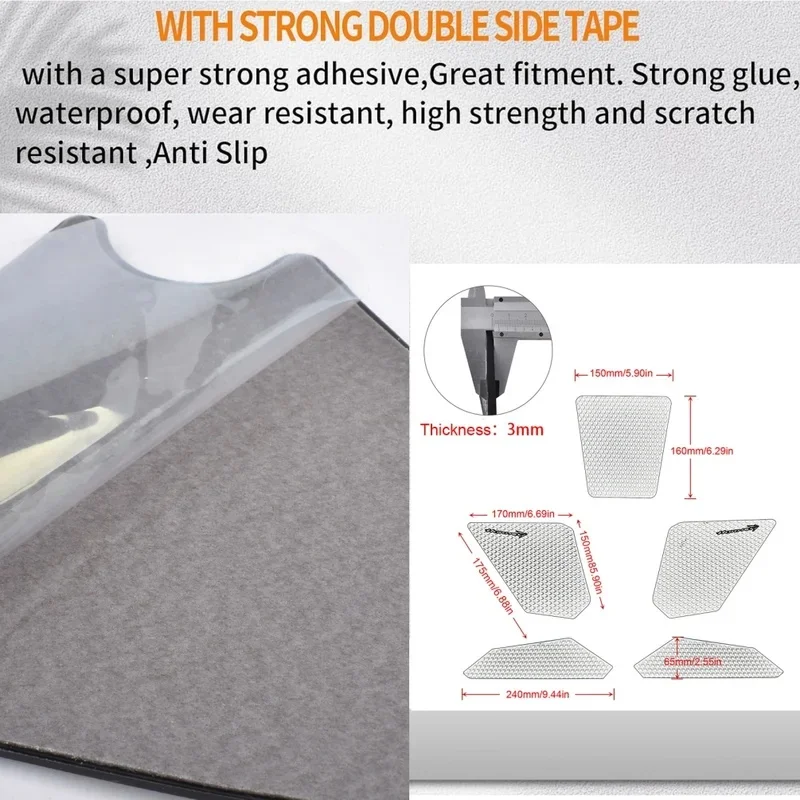 Motorcycle Fuel Tank Anti-Slip Pad For Honda CB750 Hornet 2023-2026, CB 750 Traction Sticker, Knee Protection Accessories