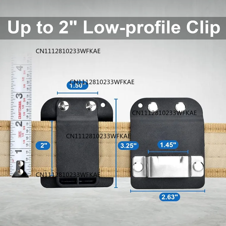 Belt hammer buckle + tape measure buckle, combination decoration set HammerCatcher practical home improvement