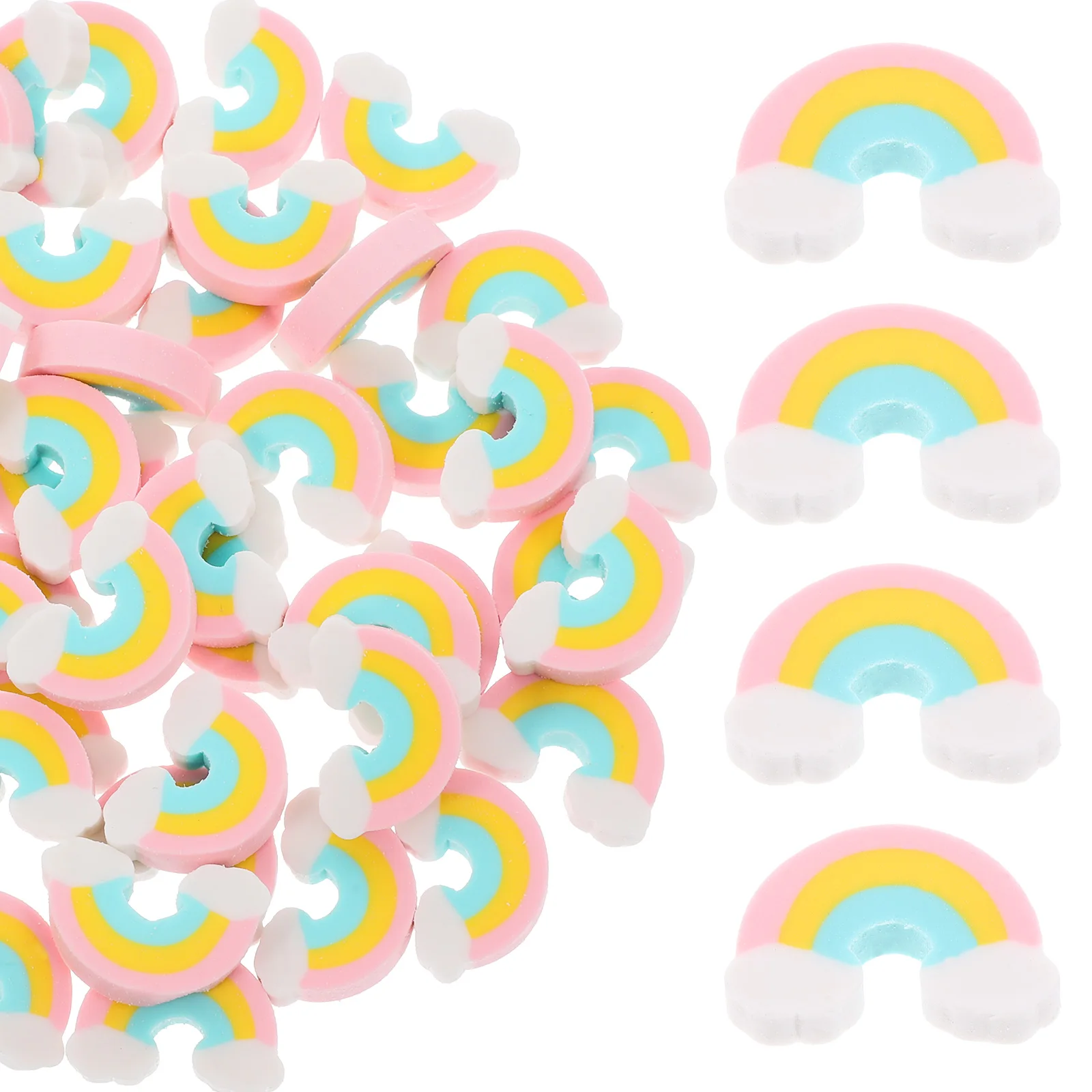 

Rainbow Eraser Drawing Art Cleaning Cute Erasers for School Drafting Supply Decorative Student