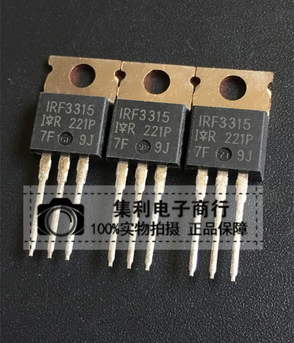 10PCS/Lot IRF3315 TO-220  Imported Original In Stock Fast Shipping Quality Guarantee