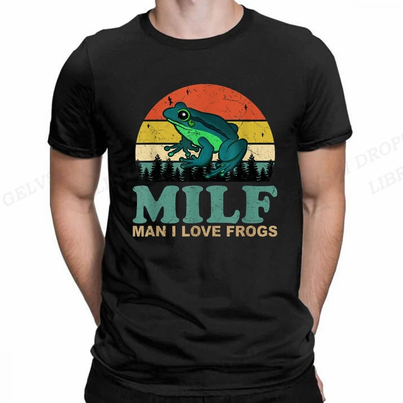 I Love MILFS T Shirt Men Fashion T-shirts Cotton Tshirt Kids Hip Hop Tops Tees Women Tops Summer Camisetas Unisex Tops Boy 2023