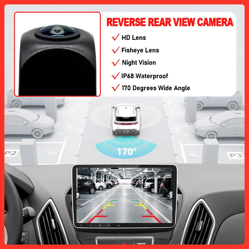 

170 Degree HD 1080P Car Rear View Camera For Renault Laguna 2 Laguna 3 2007~2015 Megane 2002~2008 Reverse Vehicle Monitor