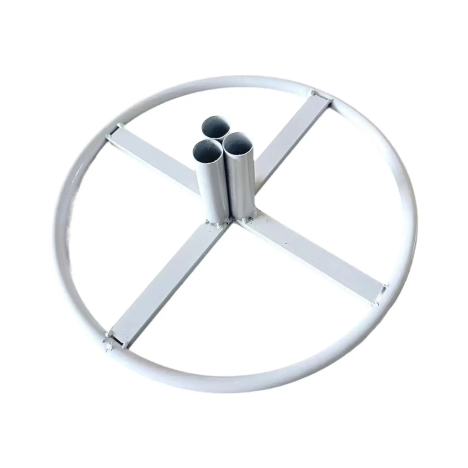 Flower Pole Display Stand Base Round Iron Plant Holder Removable Floor Stand for Flowers for Indoor Outdoor Wedding