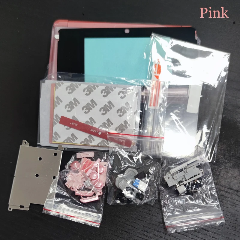 古い3ds用交換用フルコンソールシェル（無料フィルムとドライバー付き）