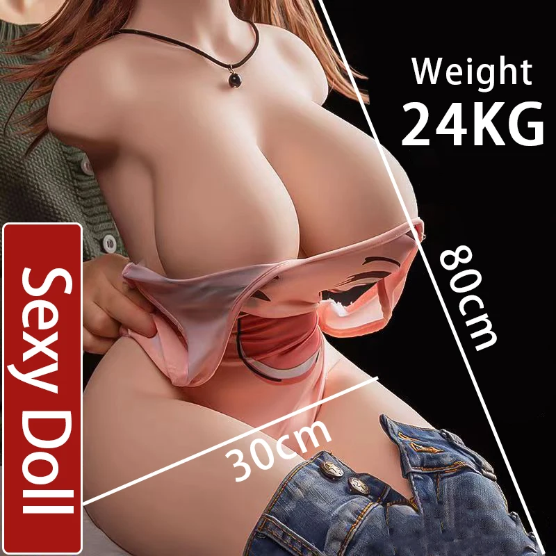 Porno 18+ Masturbation Toy Women\'s Torso Real Size Ass Sexual Butt Without Censorship Silicone 24KG Sex Doll Double Channel Anal