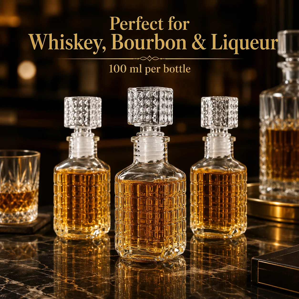 10-pack mini whisky decanters, - Bottle Stopper Set recensie en prijs