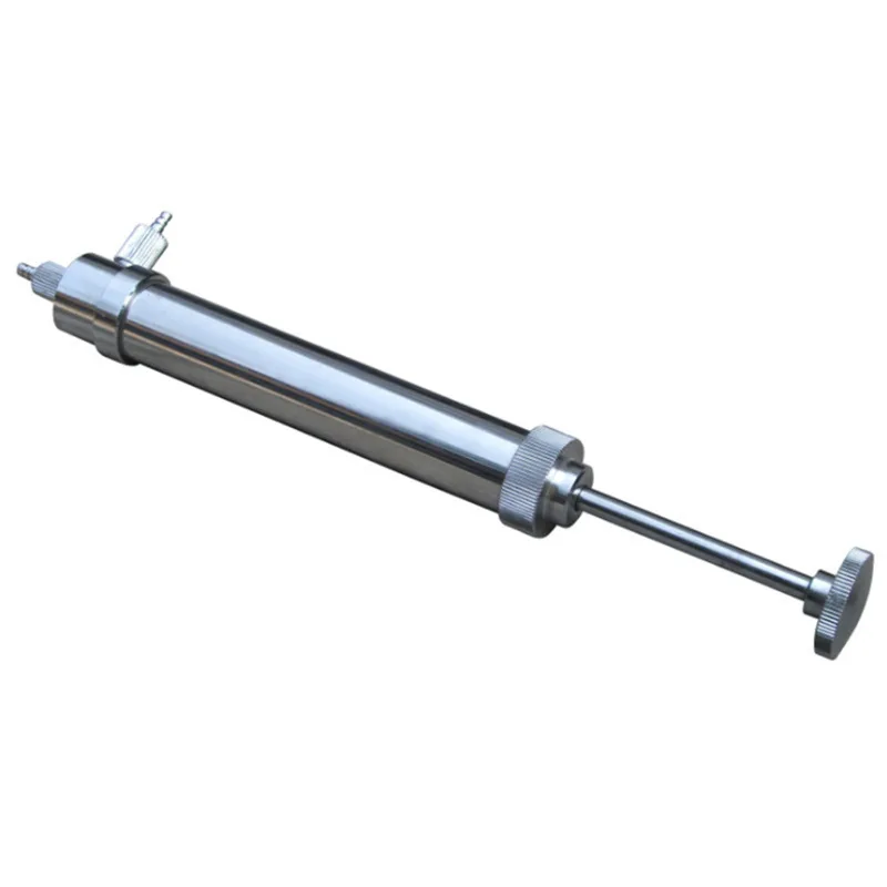 Pressure sampler, cylindrical positive pressure sampler for gas detection tubes