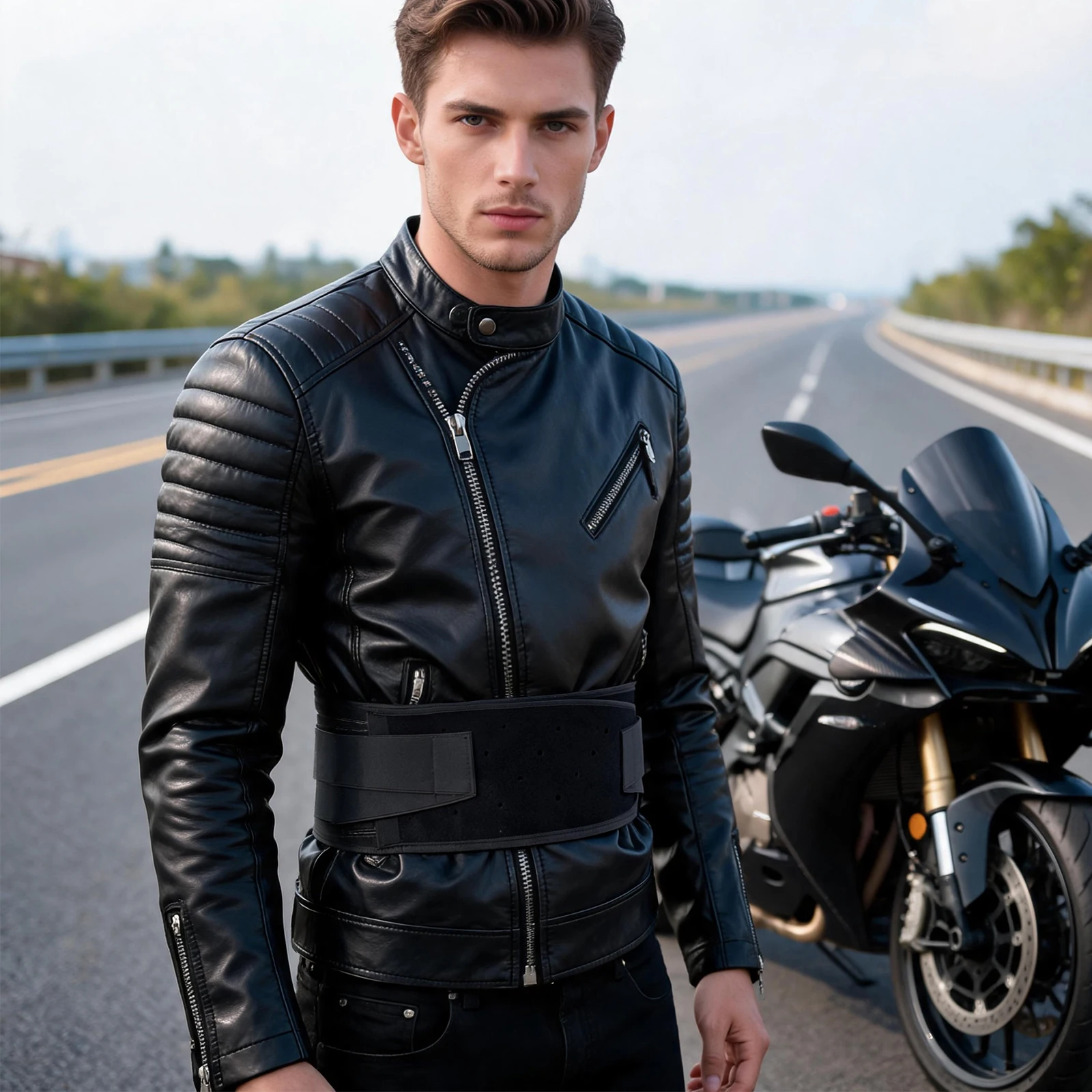حزام دعم الخصر والكلى من WOSAW - مراجعة Motorcycle Kidney Belt Riding وسعره