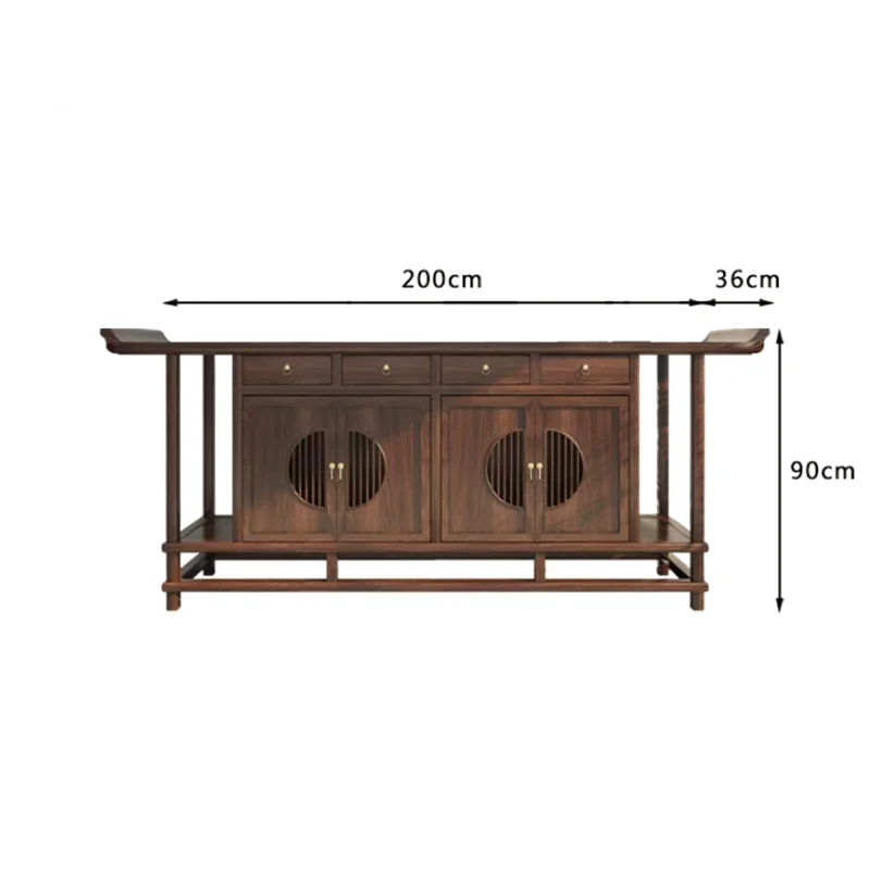 American Unique Console Table Rustic Rattan Japanese Italian Console Table Designer Mid Century Meuble Salon Furniture Home