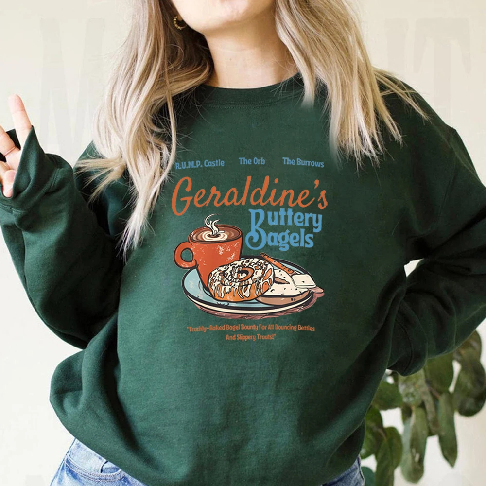 Geraldine\'s Buttery Bagels Sweatshirt Zodiac Academy Shirt Grus Bakery Almighty Sovereign Society ASS Club Bookish Sweatshirts