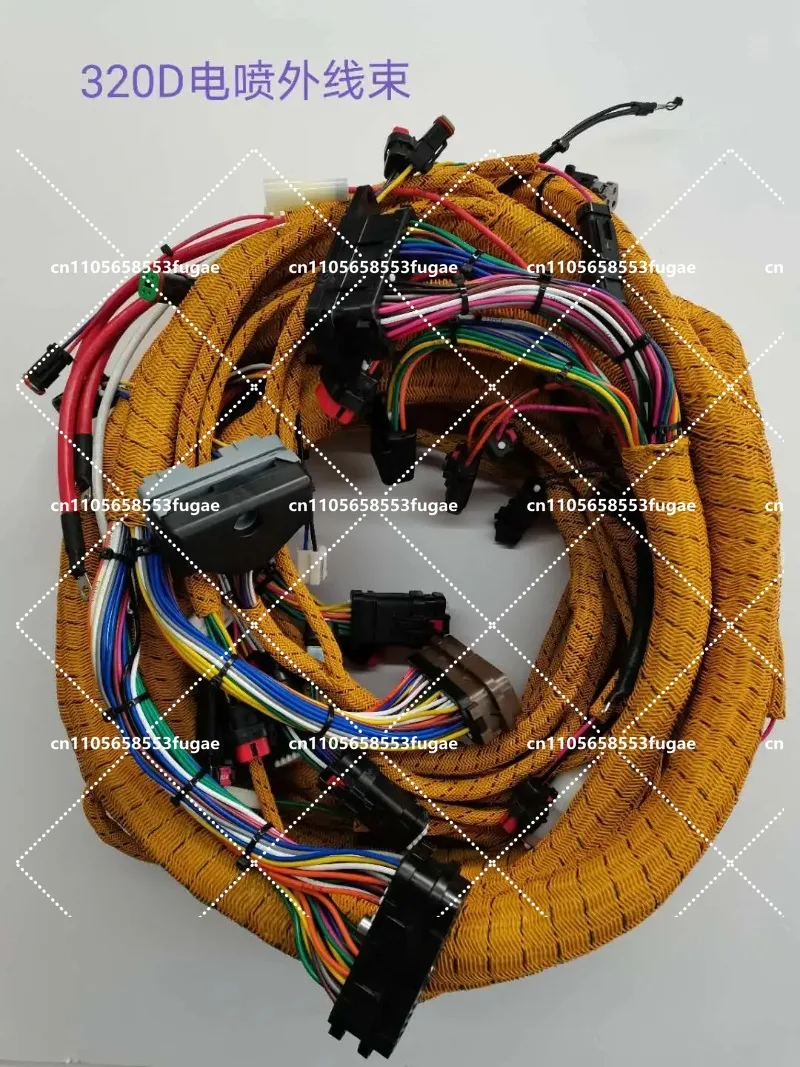 Excavator accessories 320D 323D EFI C6.4 external, chassis wiring harness 366-9315 3669315