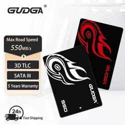 GUDGA SSD 256 ГБ 10 шт. Sata 2,5 SSD 5 шт. 120 ГБ 240 ГБ Hd Внутренний SSD для ноутбука Твердотельные накопители TLC Flash 2 шт. 128 ГБ Высококачественный SSD 2,5 SATA III Жесткий диск для ПК Компьютер